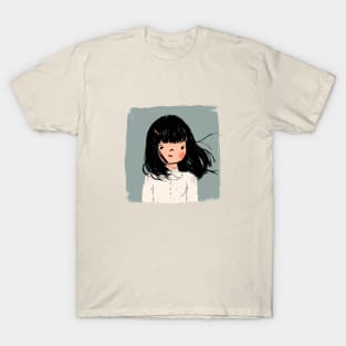 Girl with Bangs T-Shirt